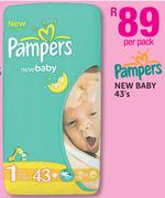 Pampers New Baby-43's Per Pack