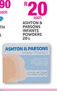 Ashton & Parsons Infants Powders-20's Each