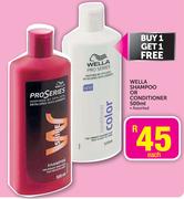 Wella Shampoo Or Conditioner Assorted-500ml Each