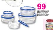 10-Piece Glass Storage Set