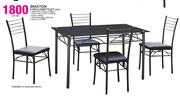 Braxton 5 Piece Dinette Set(D909)-Per Set
