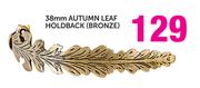Decorland 38mm Autumn Leaf Holdback(Bronze)