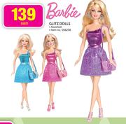 Barbie Glitz Dolls-Each