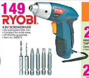 Ryobi 4.8V Screwdriver