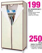 KD Wardrobe 1 Shelf