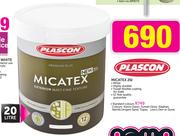 Plascon Micatex In Standard Colours-20Ltr