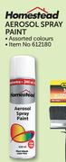 Homestead Aerosol Spray Paint In Assorted Colours
