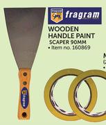 Fragram Wooden Handle Paint Scaper 90mm