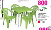 SAL 5 Piece Samba Patio Set