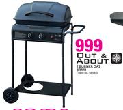 Out & About 2 Burner Gas Braai