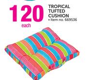 Out & About Tropical Tufted Cushion Each