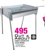 Out & About Family Stainless Steel Braai