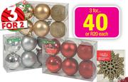Santa's Trading 6 Baubles Each