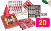 Santa's Trading Assorted Christmas Crackers Each