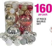 Santa's Trading 17 Piece Bauble Set-Per Pack