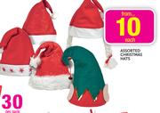 Assorted Christmas Hats Each