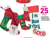 Assorted Christmas Stockings Each