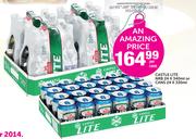 Castle Lite NRB-24x340ml or Cans-24x330ml Per Case