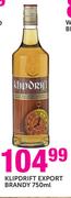 Klipdrift Export Brandy-750ml