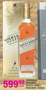 Johnnie Walker Gold Label Reserve-750ml Each