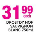 Drostdy Hof Sauvignon Blanc-750ml Each