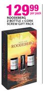 Roodeberg 2 Bottle + Cork Screw Gift Pack-Per Pack