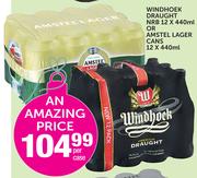 Amstel Lager Cans-12x440ml Per Case