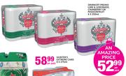 Smirnoff Premix Lime & Lemonade,Cranberry Or Passionfruit-6x250ml Per Pack