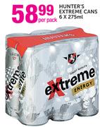 Hunter's Extreme Cans-6x275ml Per Pack