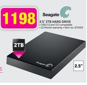 Seagate 2.5" 2TB Hard Drive