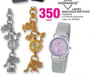 Monaco Ladies Analogue Watches Assorted Each