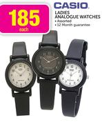 Casio Ladies Analogue Watches Assorted Each