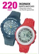 Xonix Gents Watches Each