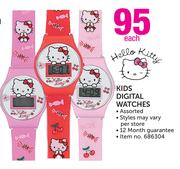 Hello Kitty Kids Digital Watches Assorted Each
