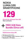 Nokia Lumia-530 Smartphone-On uChoose Flexi 100