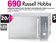 Russell Hobbs Mirror Electronic Microwave Oven(RHEM 22L)-22L