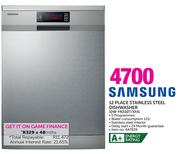 Samsung 12 Place Stainless Steel Dishwasher(DW-FN310T/XFA)
