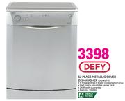 Defy 12 Place Metallic Silver Dishwasher(DDW174)