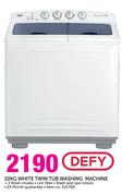 Defy 10kg White Twin Tub Washing Machine
