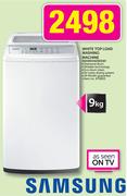 Samsung 9kg White Top Load Washing Machine-WA90H4200SW