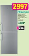 Hisense 230ltr Metallic Silver Bottom Freezer Fridge-Hisense H299B