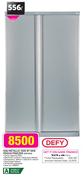 Defy 556ltr Metallic Side By Side Fridge/Freezer-DFF404