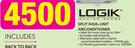 Logik Split R410a Unit Airconditioner