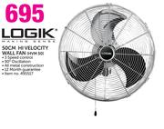 Logik 50cm Hi Velocity Wall Fan-HVM 50
