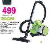 Zoom 1200W Compact-Cylinder Vacuum Cleaner