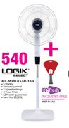 Logik 40cm Pedestal Fan