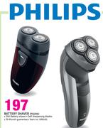 Philips Battery Shaver-PQ206