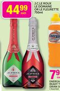 J.C.Le Roux Le Domaine or Le Fleurette-750ml Each