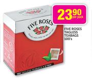 Five Roses Tagless Teabags-100's Per Pack