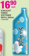 Sunlight Fabric Softner Refill Assorted-500ml